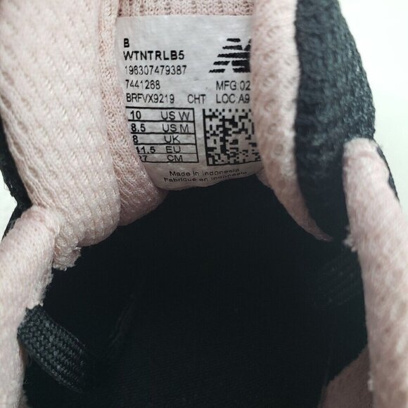 New Balance Nitrel V5 Sneaker Womens 10 Black Pink Dynasoft Running Lace Up Shoe - Picture 11 of 11